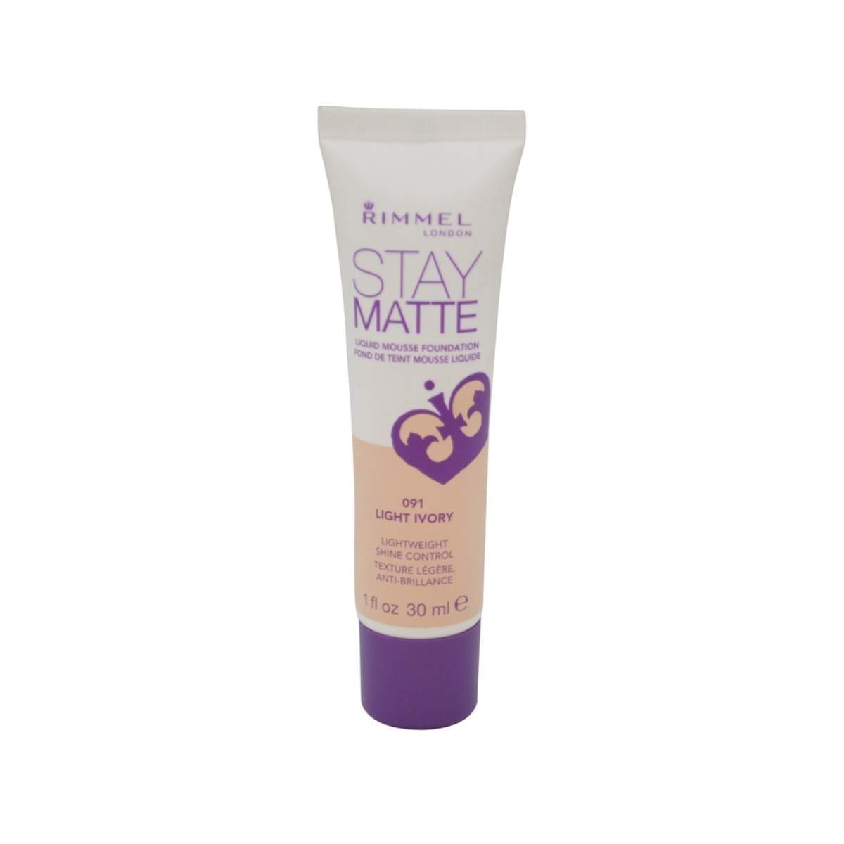 Rimmel London Stay Matte Foundation Shades